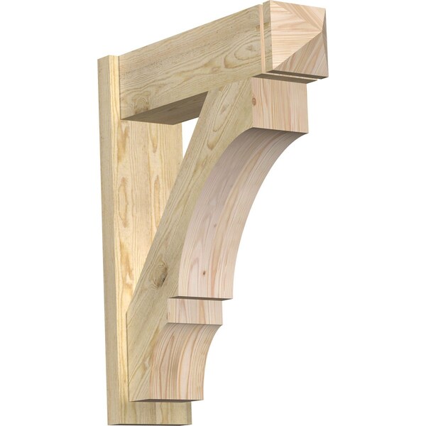 Ekena Millwork Balboa Arts & Crafts Rough Sawn Outlooker, Douglas Fir, 8"W x 28"D x 34"H OUT08X28X34BOA03RDF - main